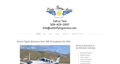 Desktop Screenshot of catlinflyingservice.com